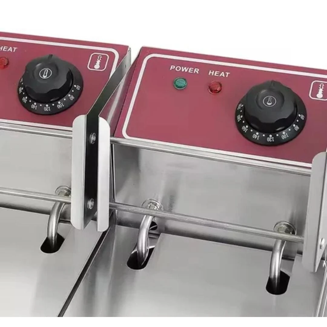 Electric Deep Fryer 4L + 4L Double Head — view 4