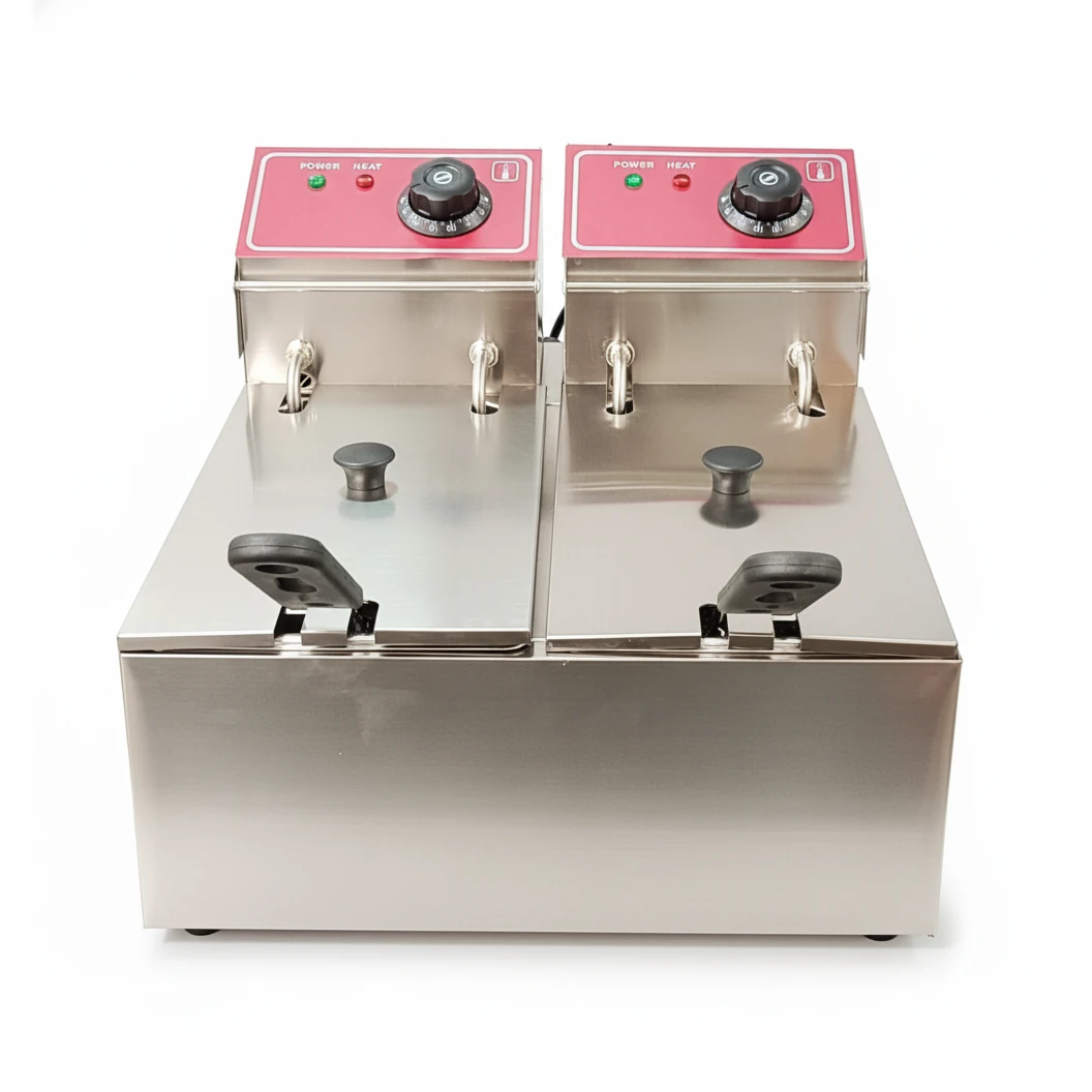 Electric Deep Fryer 4L + 4L Double Head — view 5