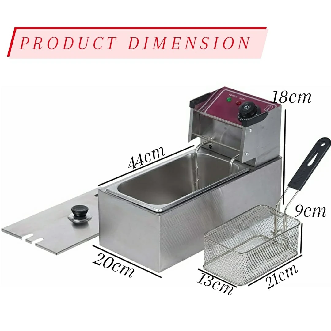 Electric Deep Fryer 4L Single Head — view 2