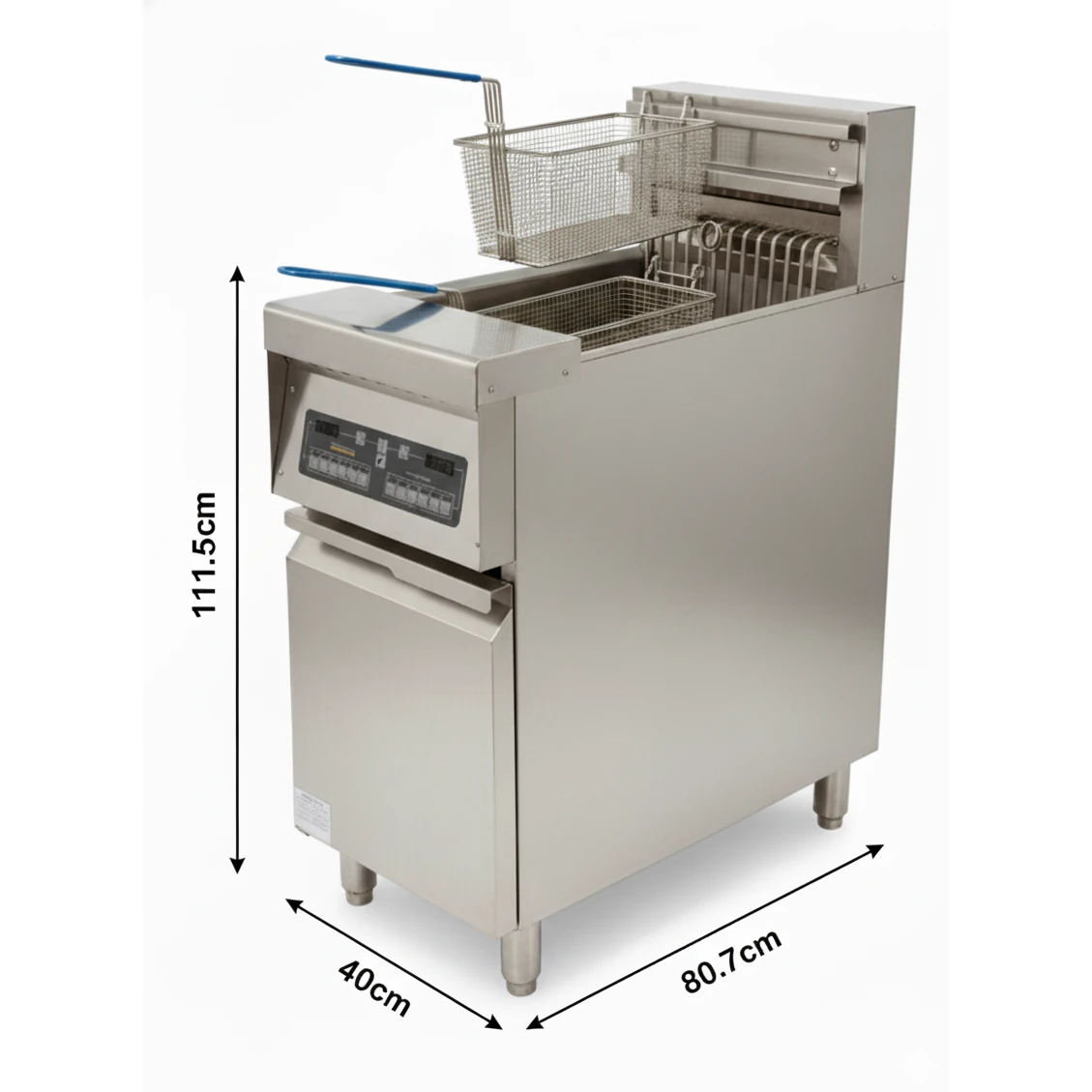 Electric Digital Deep Fryer 28L Single Head - Standing Model — view 2
