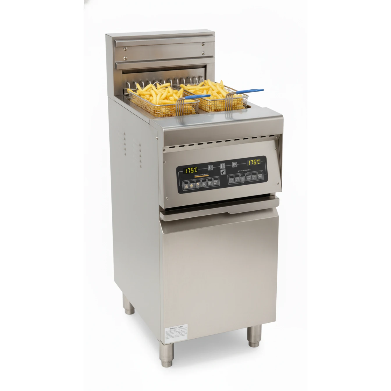Electric Digital Deep Fryer 28L Single Head - Standing Model — view 3