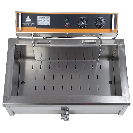 Electric Heavy Deep Fryer 20L Single Head with Tap (Net: 18L) — view 5
