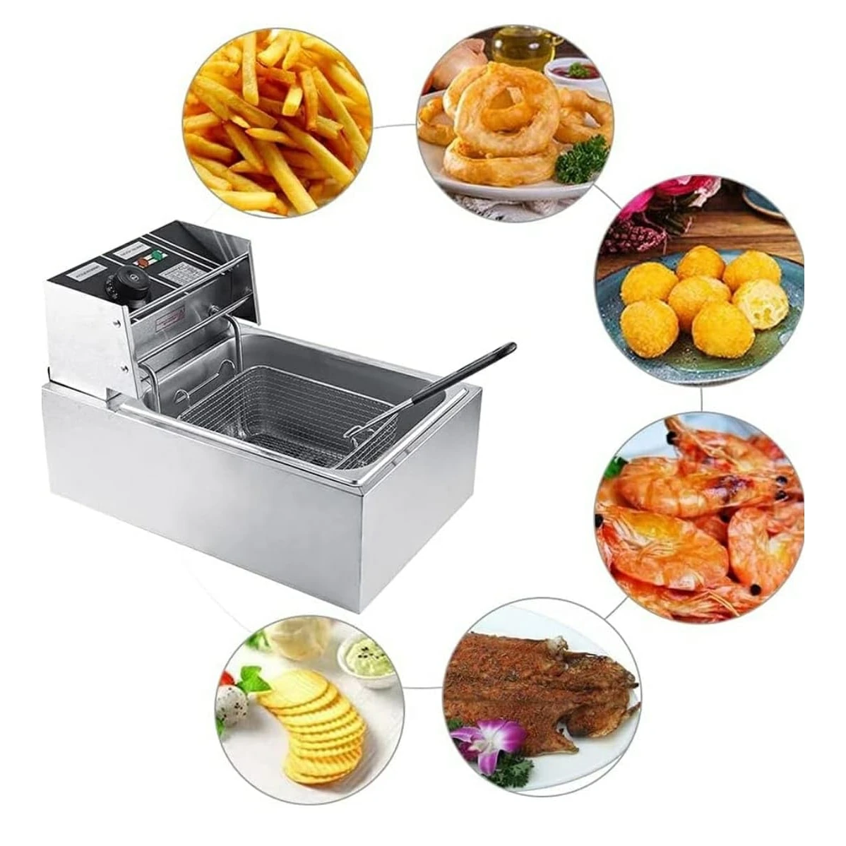 Premium Electric Deep Fryer 8L - FY81H — view 3