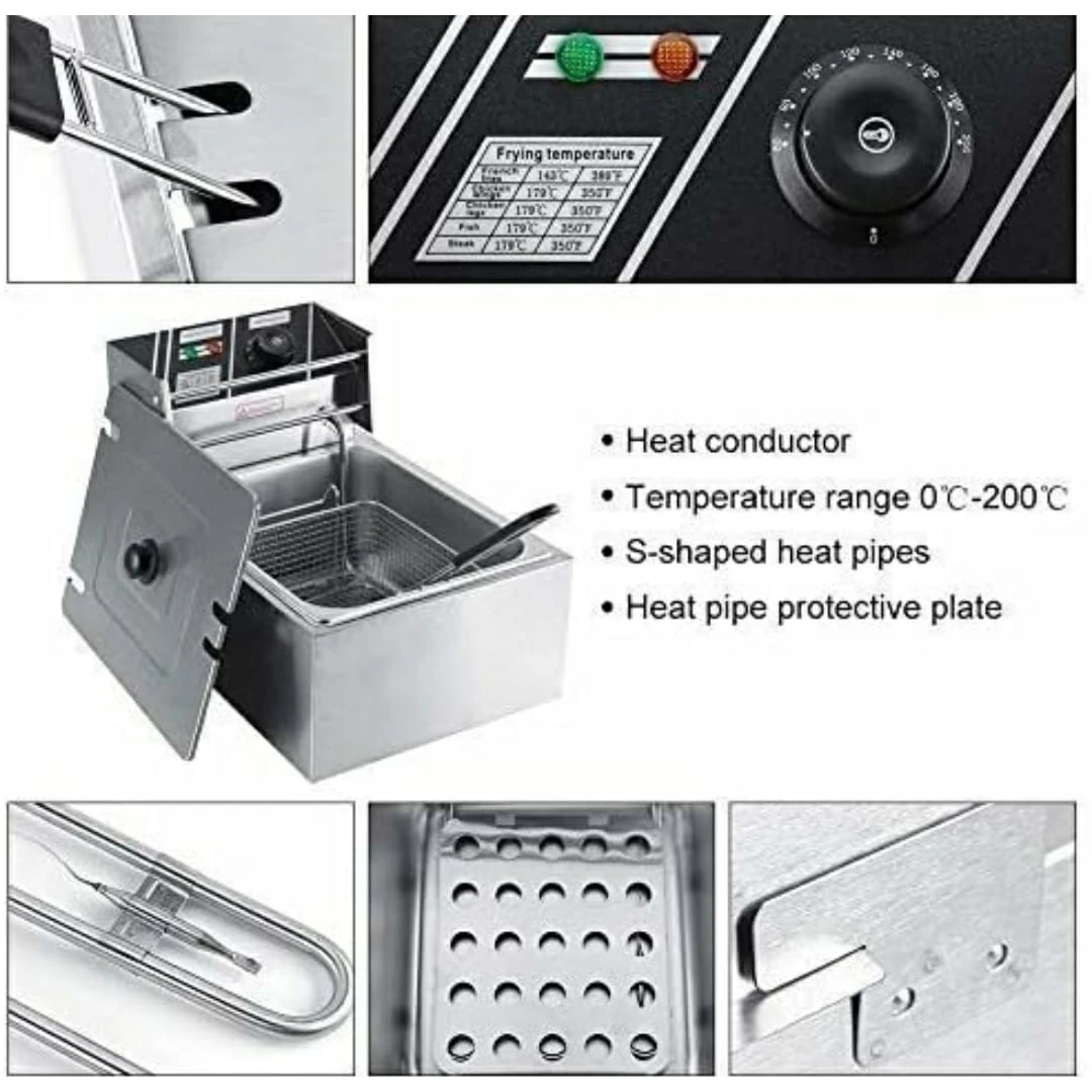 Premium Electric Deep Fryer 8L - FY81H — view 6