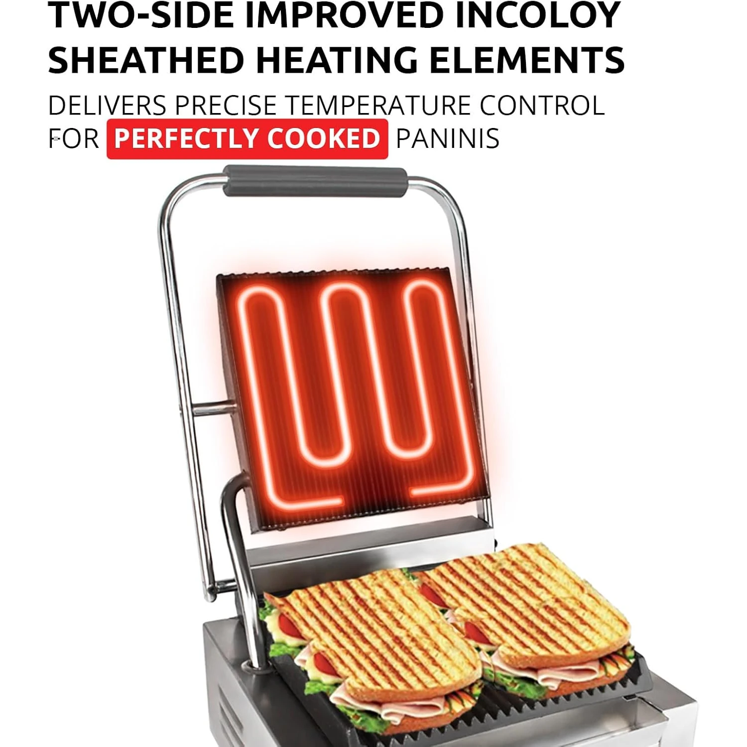 Electric Jumbo Sandwich Griller Single (Grill Area: 36x24cm) — view 3