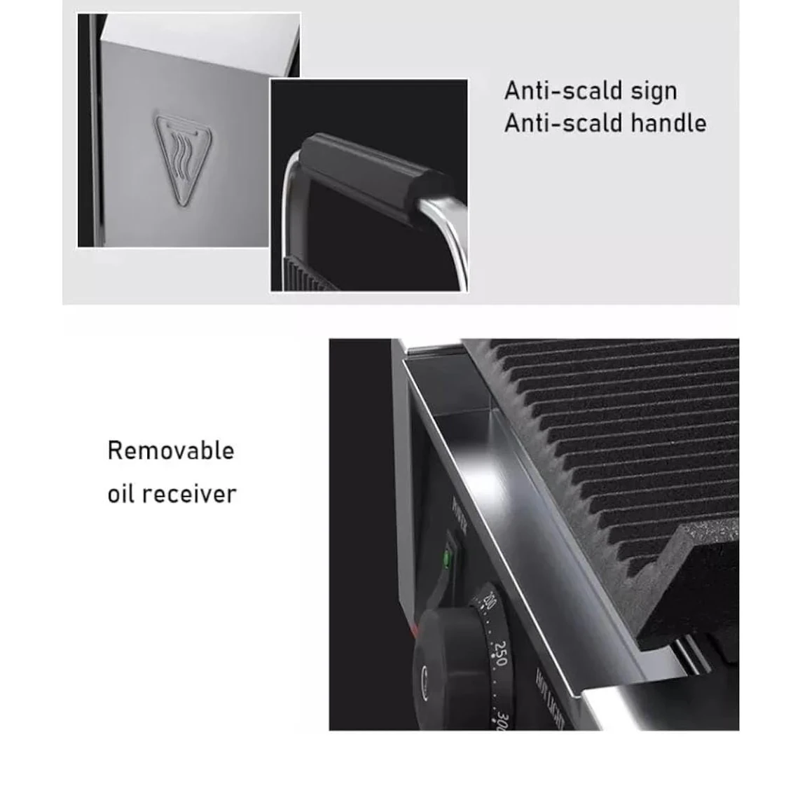 Electric Jumbo Sandwich Griller Single (Grill Area: 36x24cm) — view 8