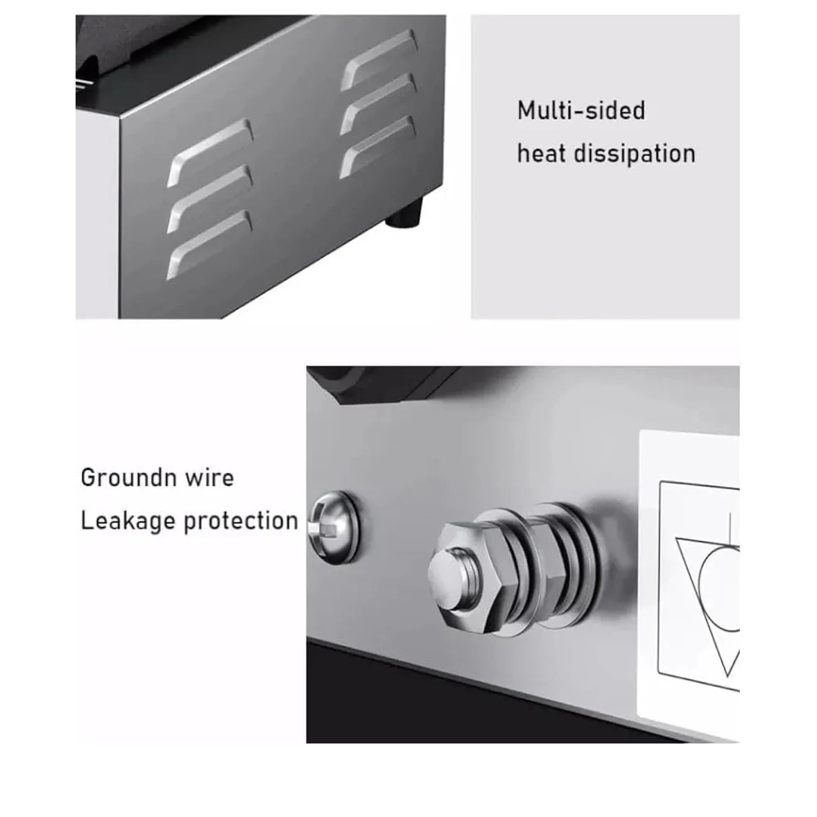 Electric Jumbo Sandwich Griller Single (Grill Area: 36x24cm) — view 11