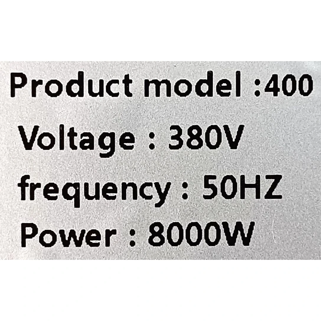 Veratti Full SS Premium Induction - 400 | 8000W | Round | Wok Base | Digital Model — view 7