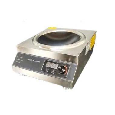 Veratti Full SS Square Induction - K9 | 5000W | Square | Wok Base (with 45cm Wok) | Touchscreen + Switch Model