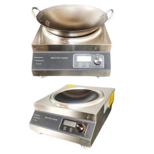 Veratti Full SS Square Induction - K9 | 5000W | Square | Wok Base (with 45cm Wok) | Touchscreen + Switch Model — view 6