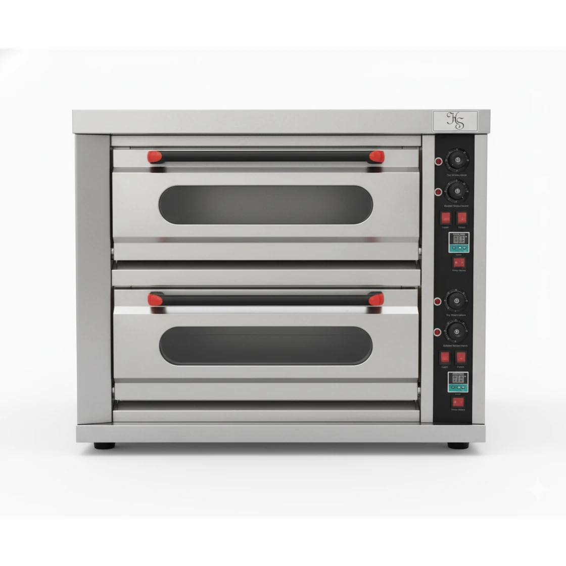 Electric Pizza Oven 2 Deck 2 Tray with 2 Stone - 2D2T (Stone Size: 17x25 inch.)