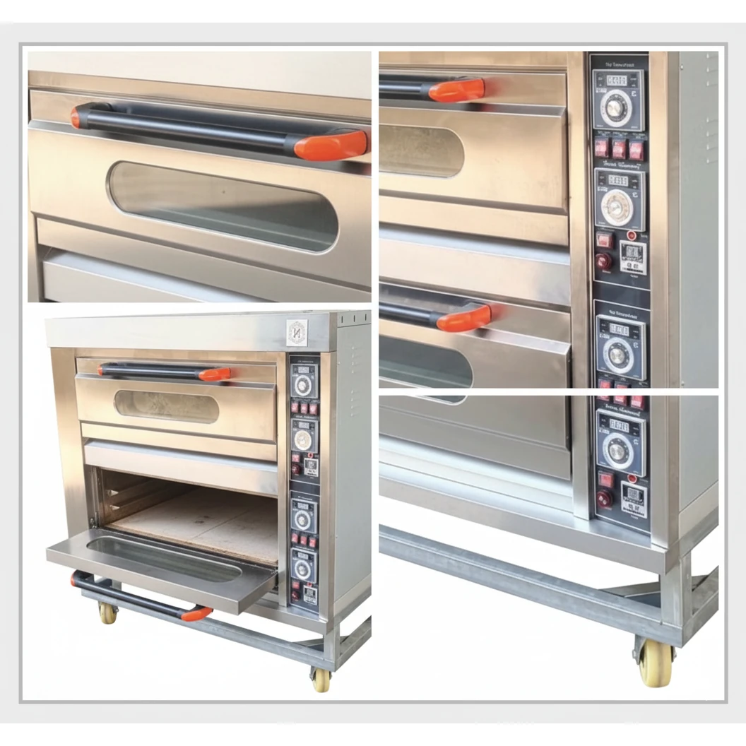 Electric Pizza Oven 2 Deck 4 Tray with 4 Stone - 2D4T (Stone Size: 17x25 inch.) — view 4