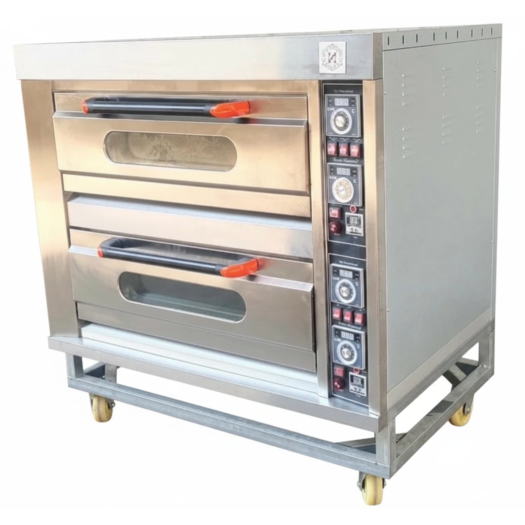 Electric Pizza Oven 2 Deck 4 Tray without Stone - 2D4T