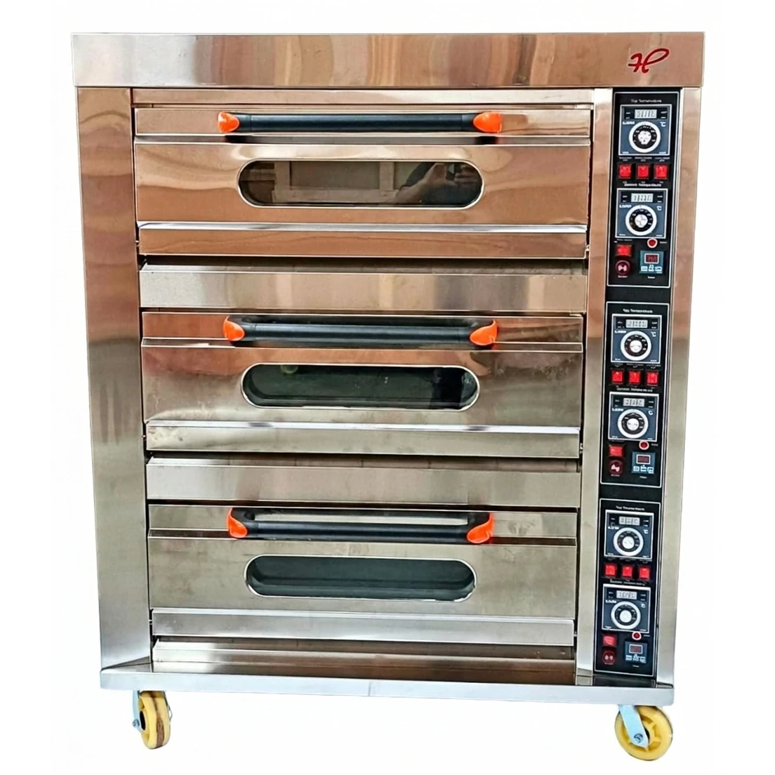 Electric Pizza Oven 3 Deck 6 Tray without Stone - 3D6T