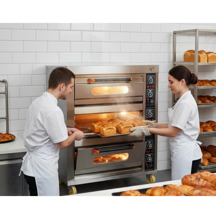 Electric Pizza Oven 3 Deck 6 Tray without Stone - 3D6T — view 3