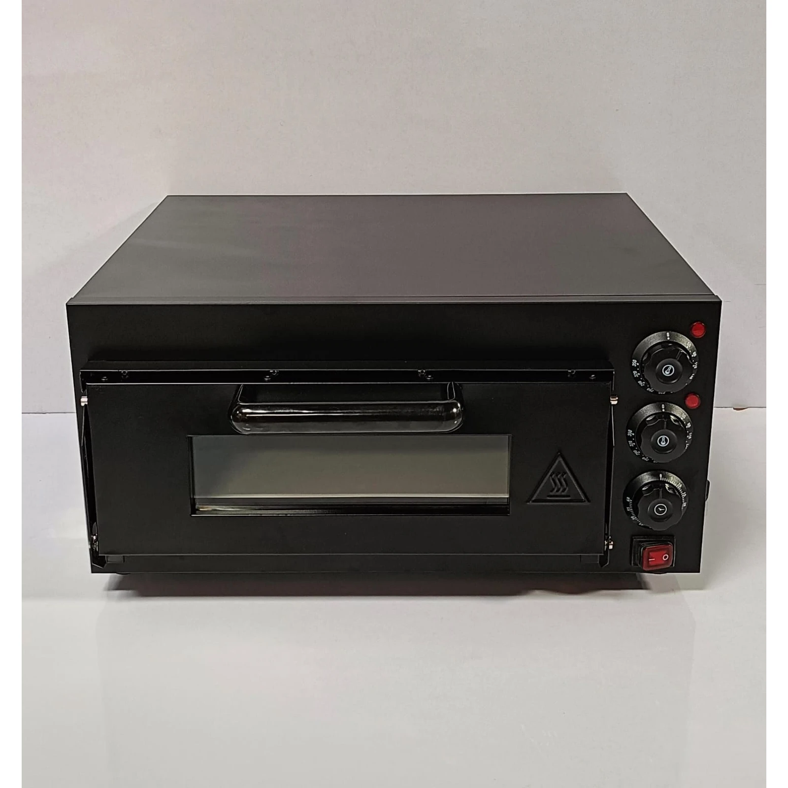 Electric Premium Black Body Pizza Oven with Stone - HS1S Single (Stone Size: 16x16 inch.) — view 5