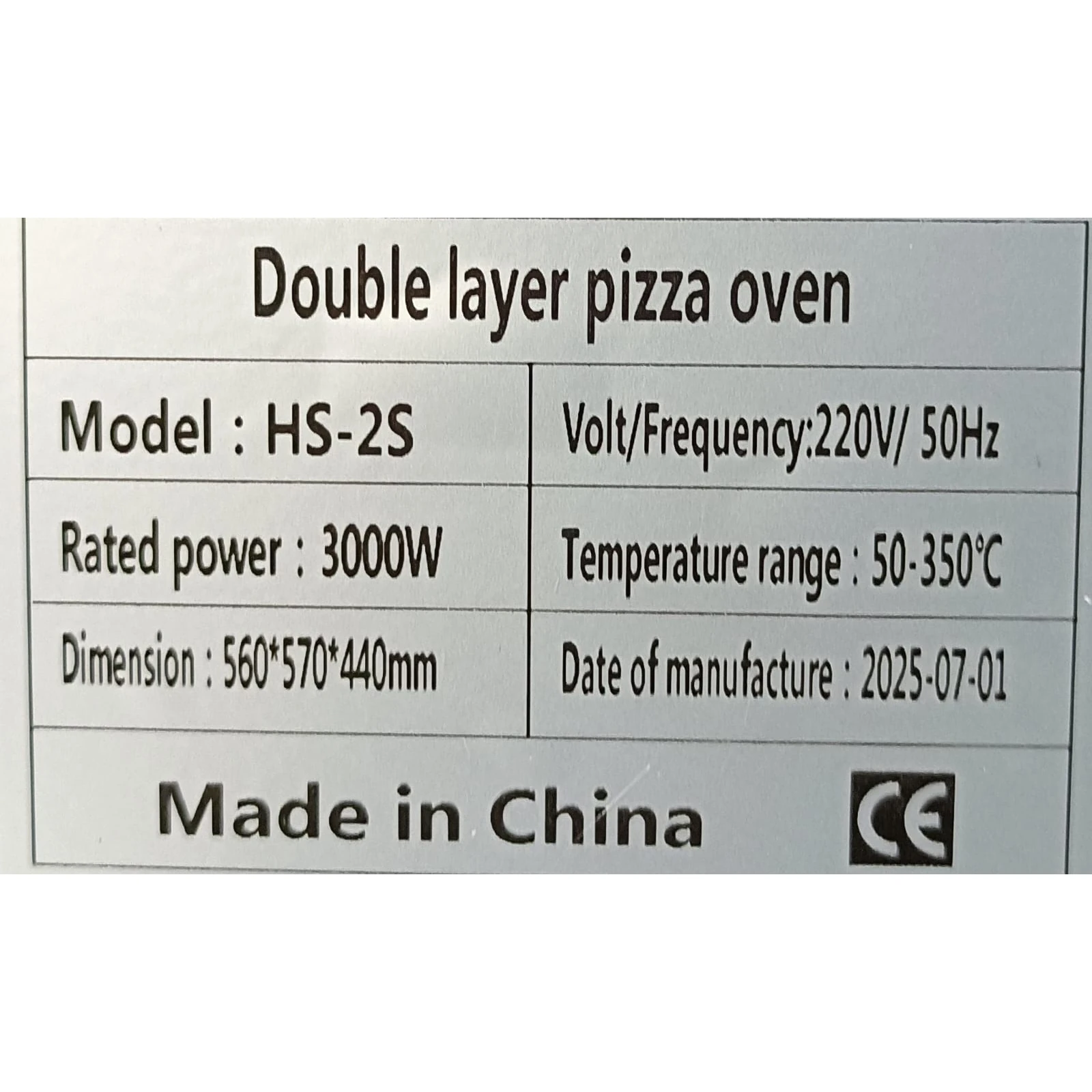 Electric Premium Black Body Pizza Oven with Stone - HS2S Double (Stone Size: 16x16 inch.) — view 9