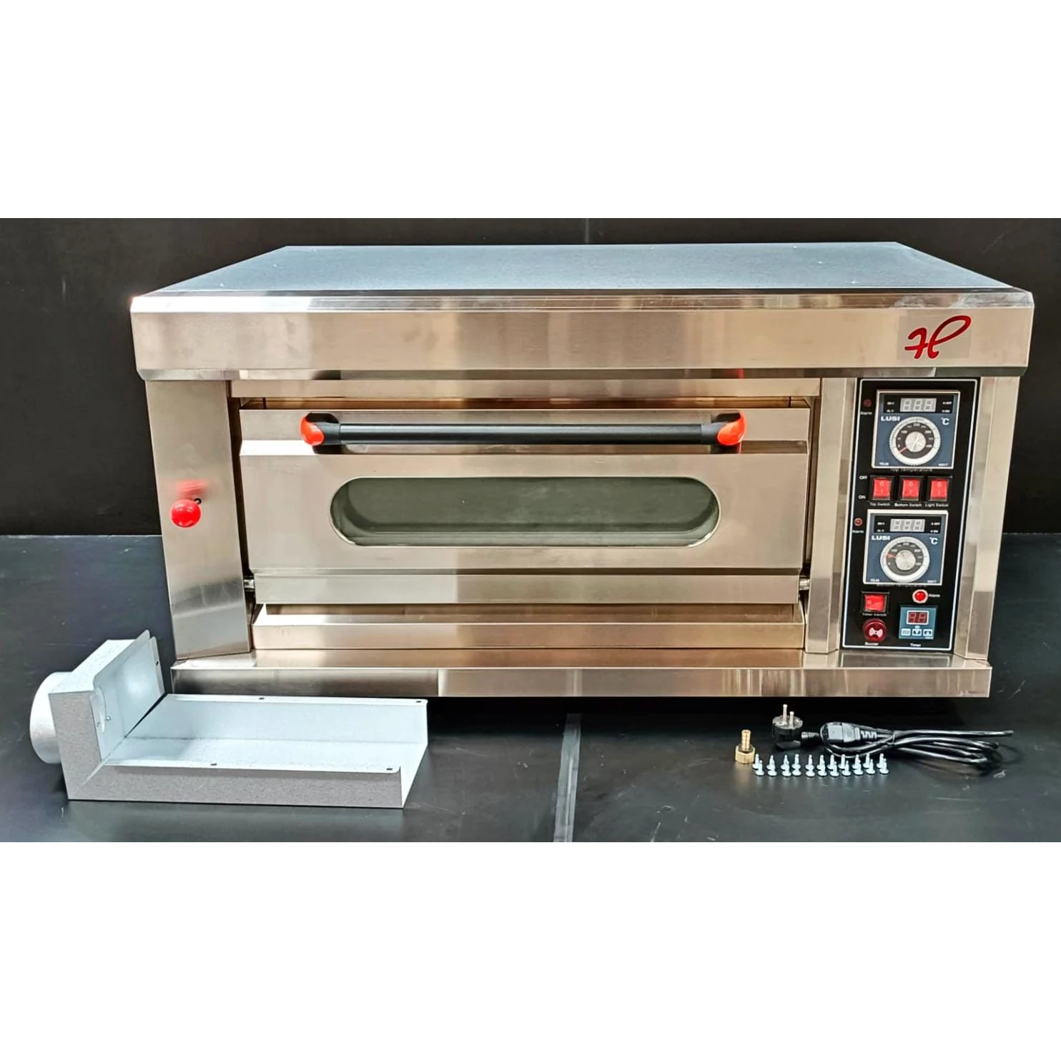 Gas Pizza Oven 1 Deck 1 Tray with Stone - 1D1T (Stone Size: 26.5x18 inch.) — view 4