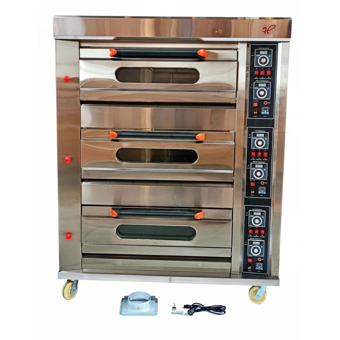 Gas Pizza Oven 3 Deck 6 Tray without Stone - 3D6T