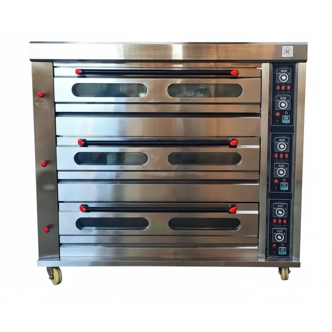 Gas Pizza Oven 3 Deck 9 Tray without Stone - 3D9T