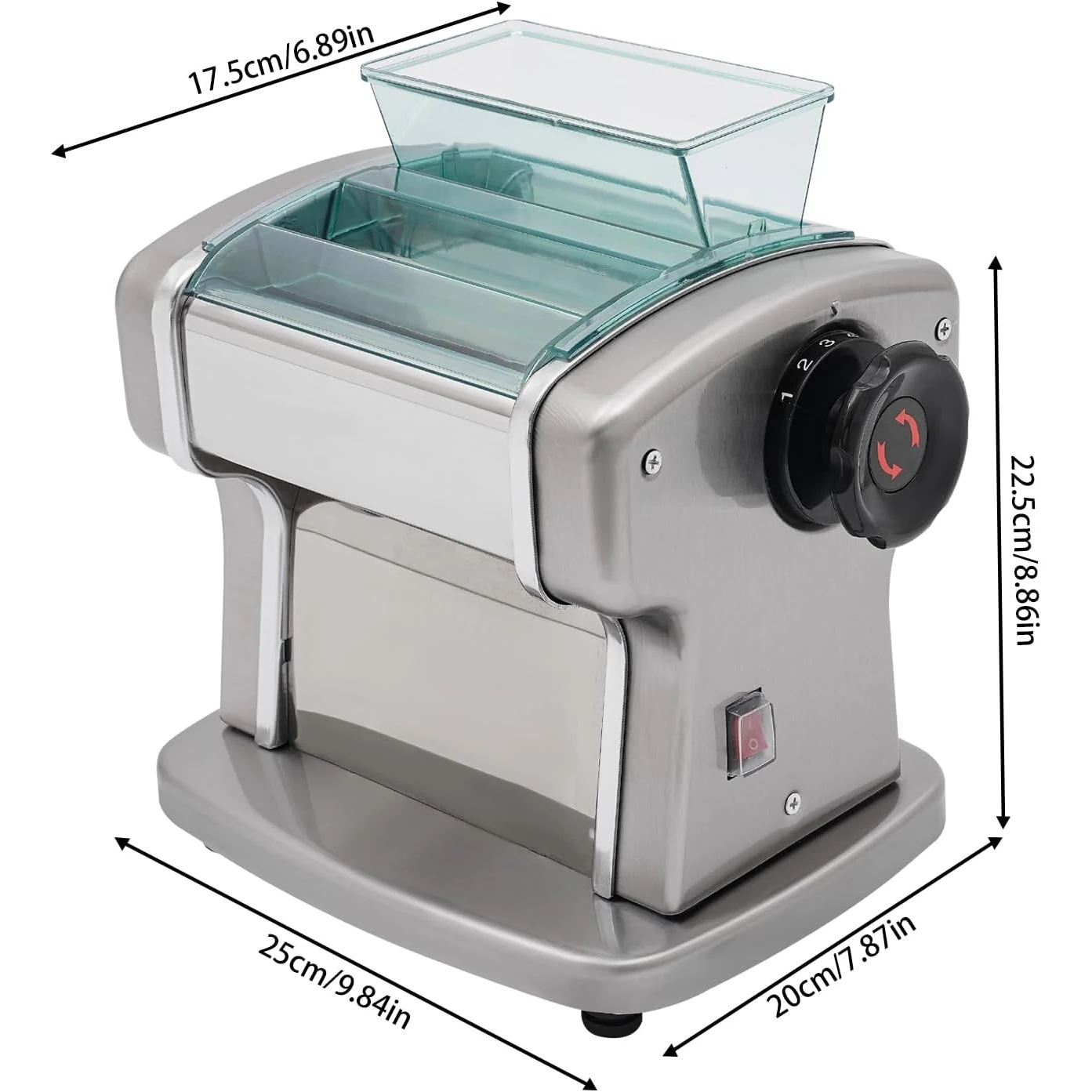 Electric SS Pasta Maker - Single Blade (1 Knife) — view 2