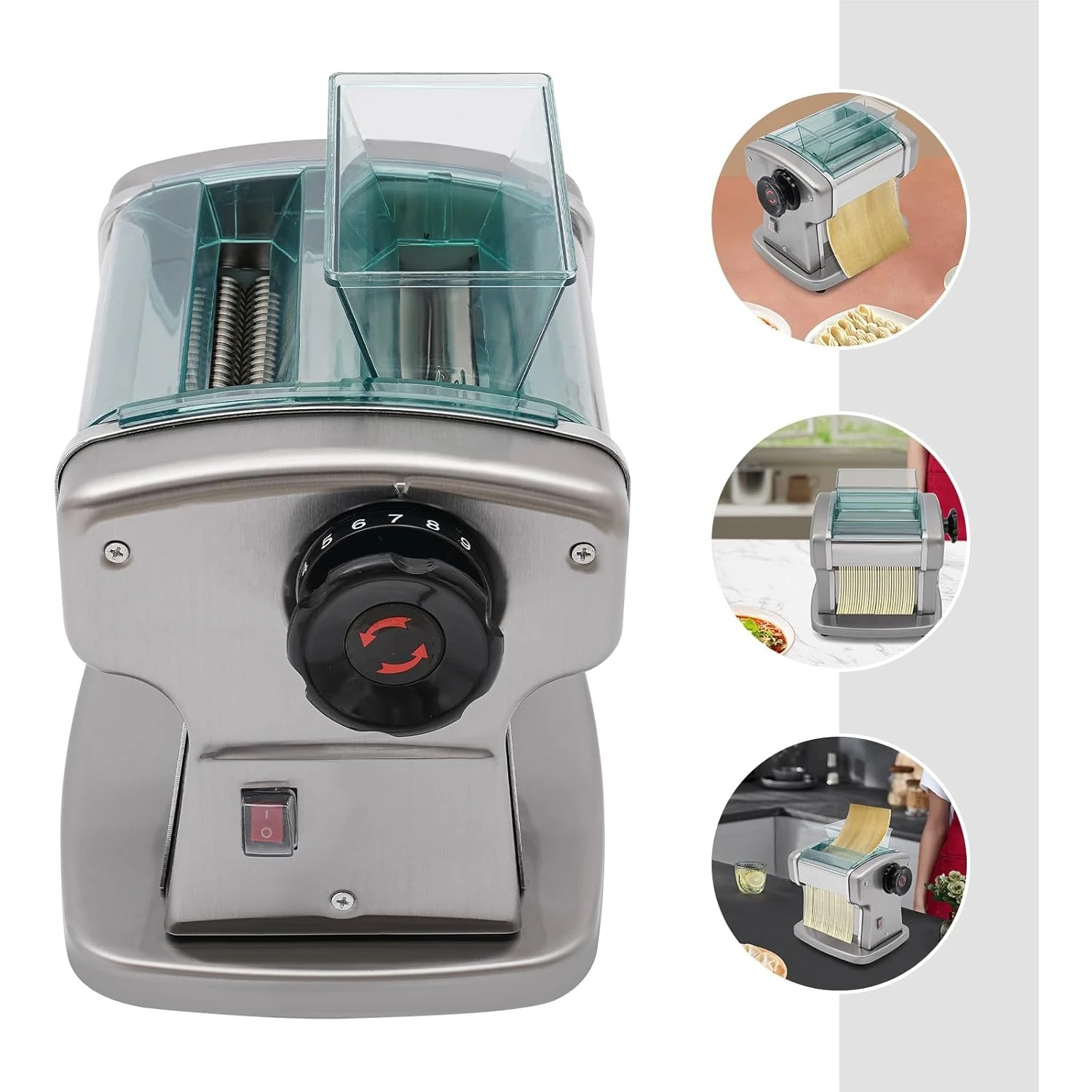 Electric SS Pasta Maker - Single Blade (1 Knife) — view 4