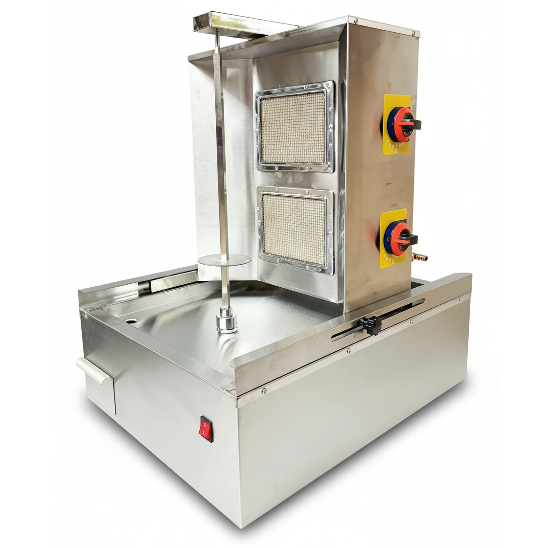 Gas Shawarma Machine 2 Burner with Auto Rotating Rod — view 8