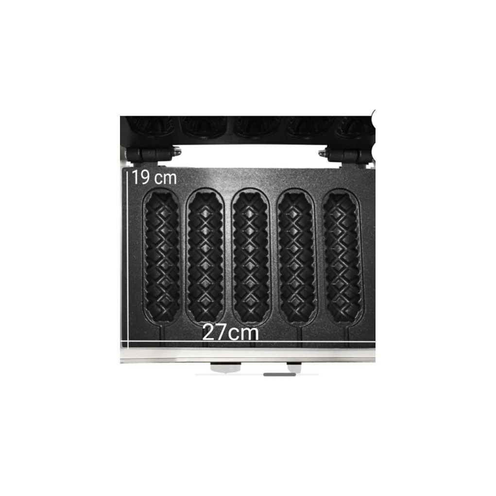 Electric Corn Stick Waffle Maker - 5 Slot — view 3