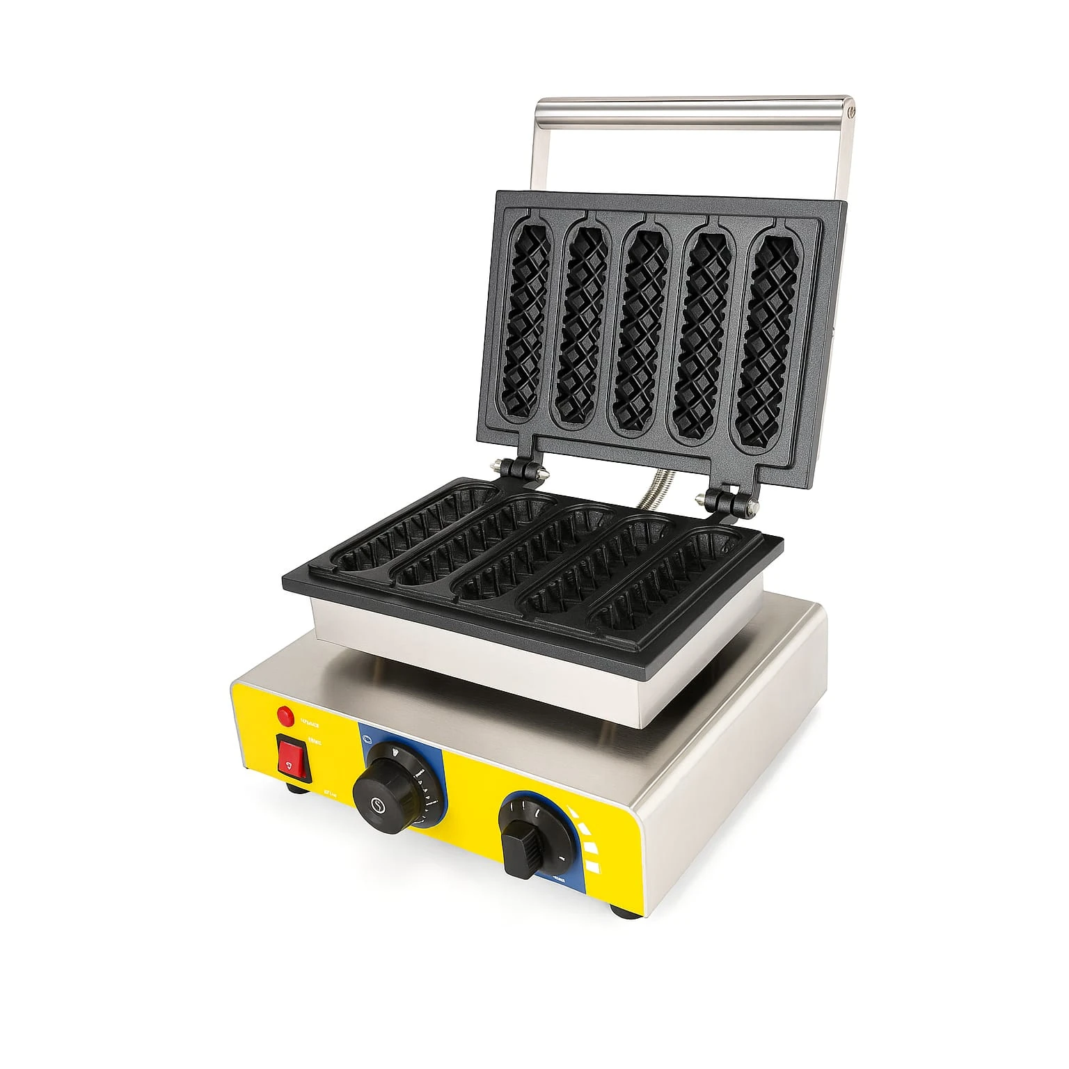 Electric Corn Stick Waffle Maker - 5 Slot — view 8