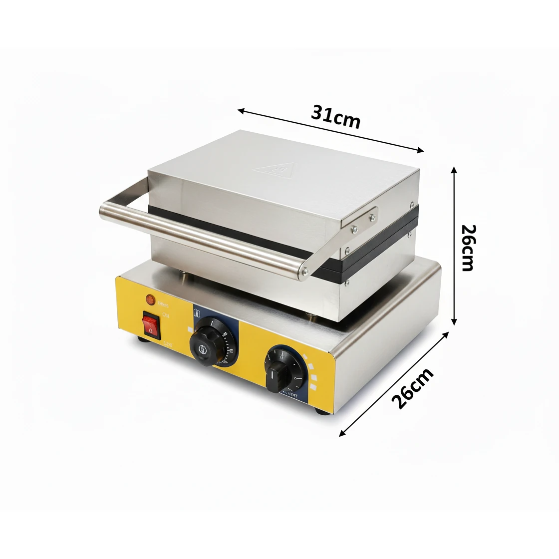 Electric Donut Waffle Maker - 6 Slot — view 2