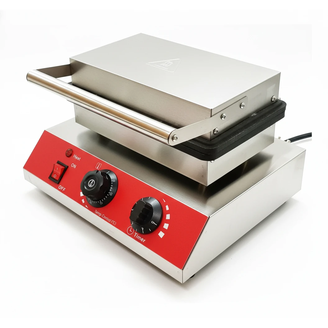 Electric Rectangle Waffle Maker - 10 Slot — view 5