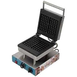 Electric Rectangle Waffle Maker - 6 Slot — view 5