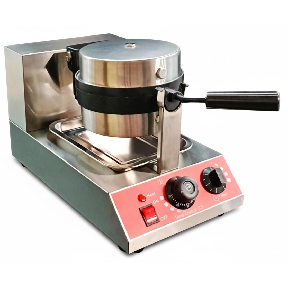 Electric Round Rotating Waffle Maker — view 6