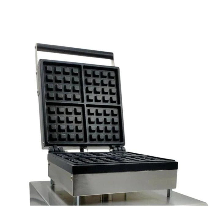 Electric Square Waffle Maker - 4 Slot — view 4