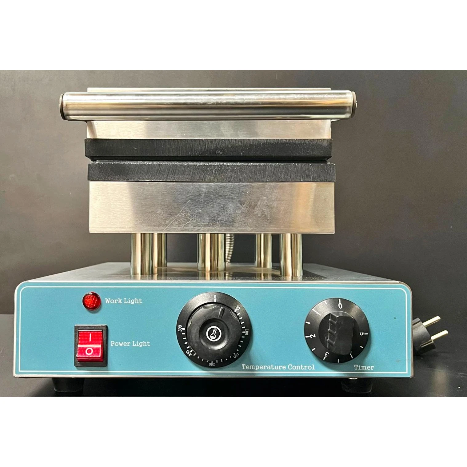 Electric Square Waffle Maker - 4 Slot — view 6