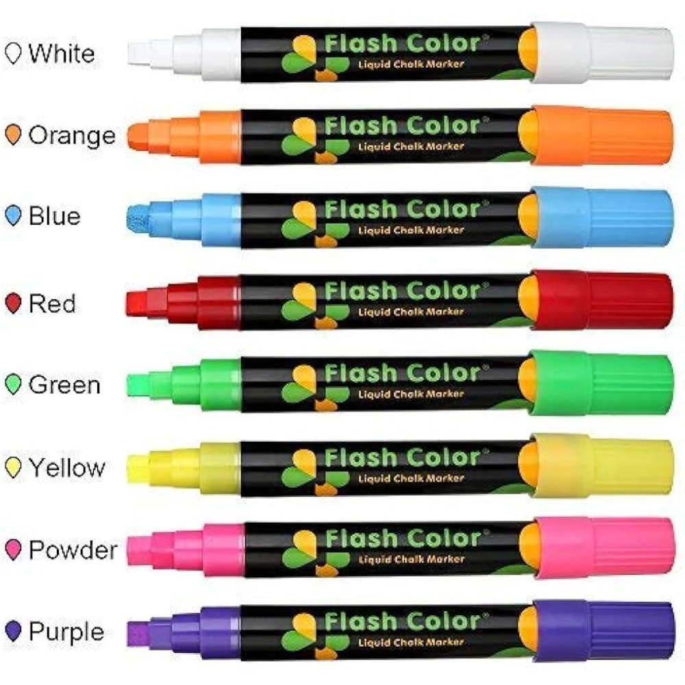 Marker Set for LED Writing Board - 8pc/set — view 2