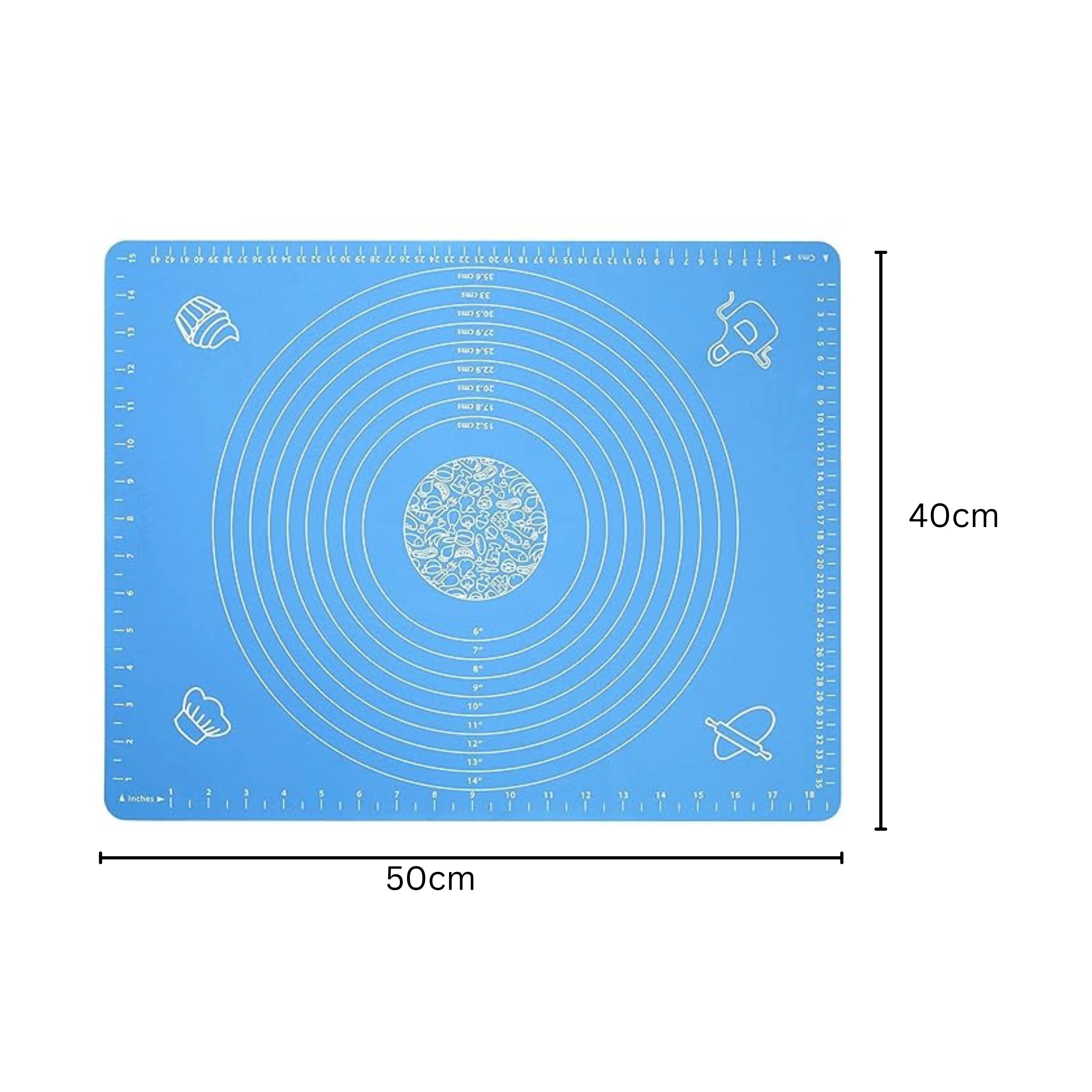 Silicon Colour Baking Mat - Big — view 2