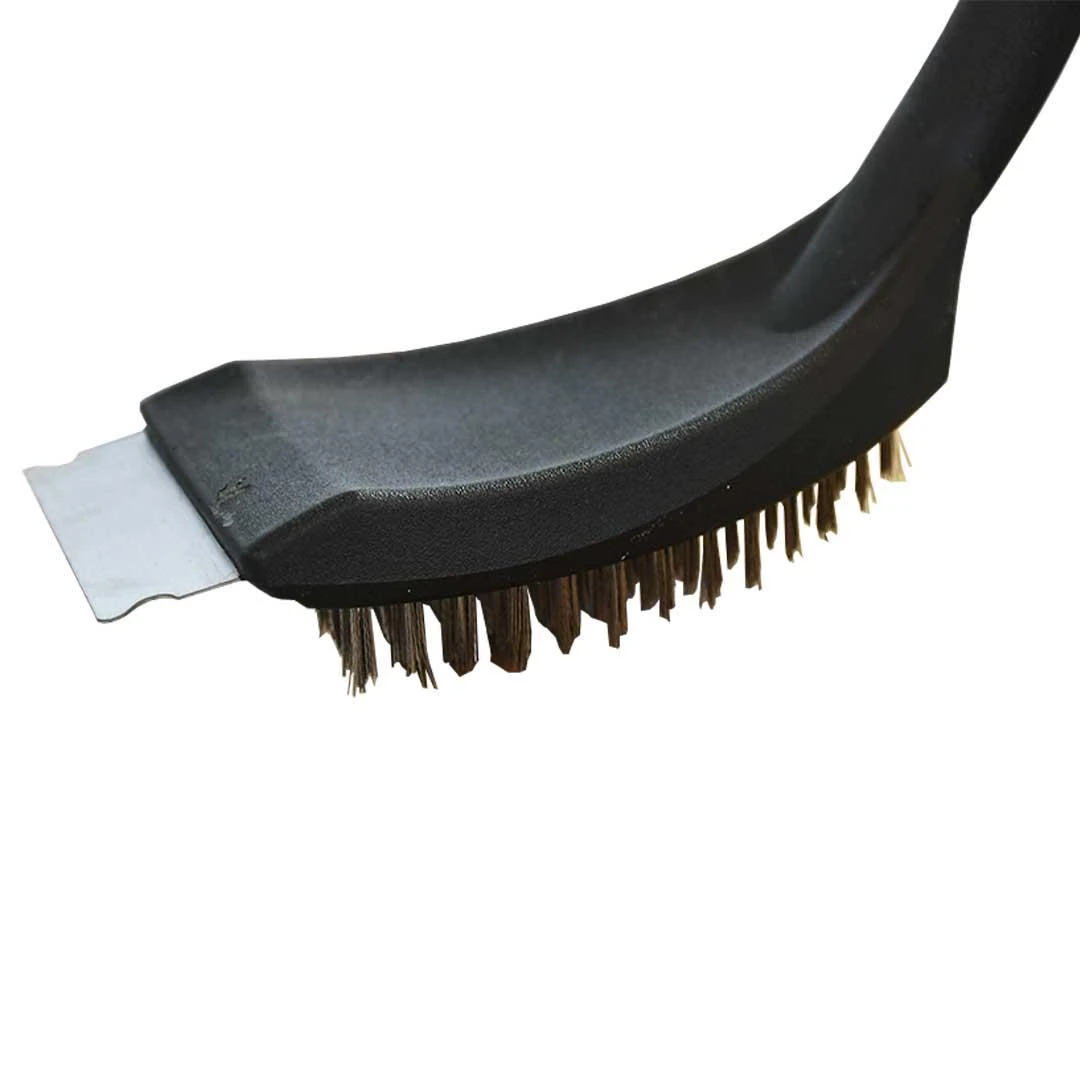 Black BBQ Grill Curved Brush Big 47cm — view 4