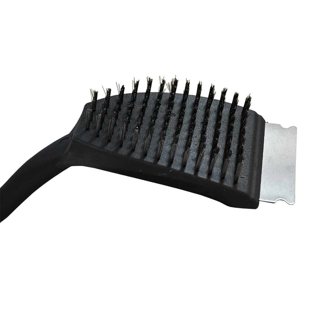 Black BBQ Grill Curved Brush Big 47cm — view 5