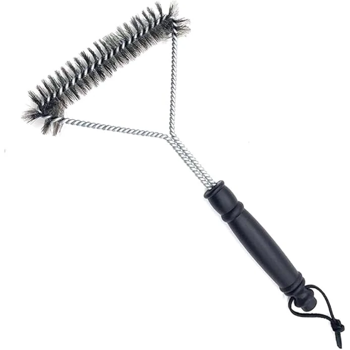 Black BBQ Grill Y Shaped Roller Brush Small 30cm