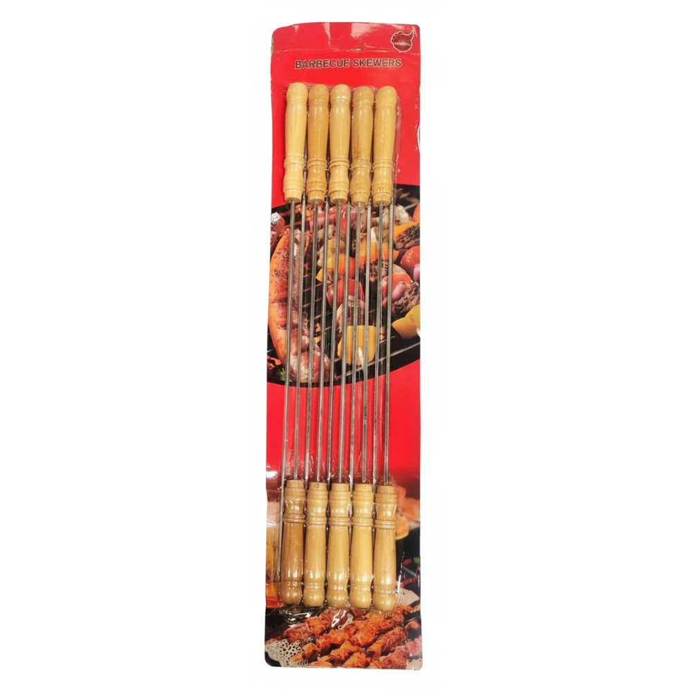MS Wooden Handle BBQ Skewers/Sticks- 16" — view 9