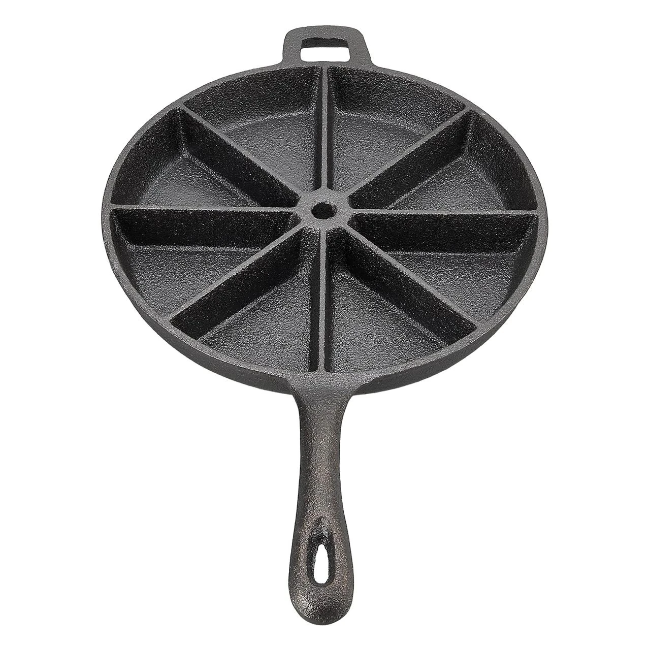 Cast Iron Pan with 8 Pizza Type Slice in Single Pc Boc Packing — view 7