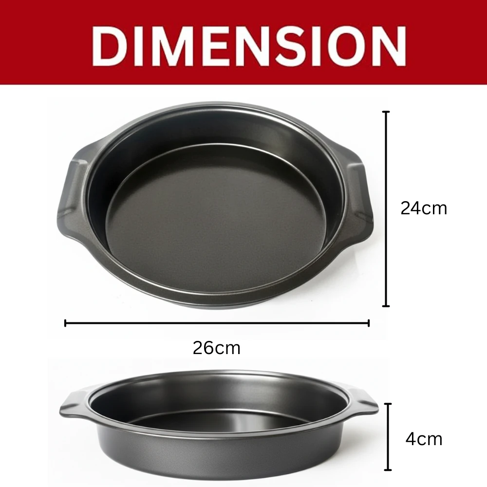 Teflon Round Pan with Handle — view 2