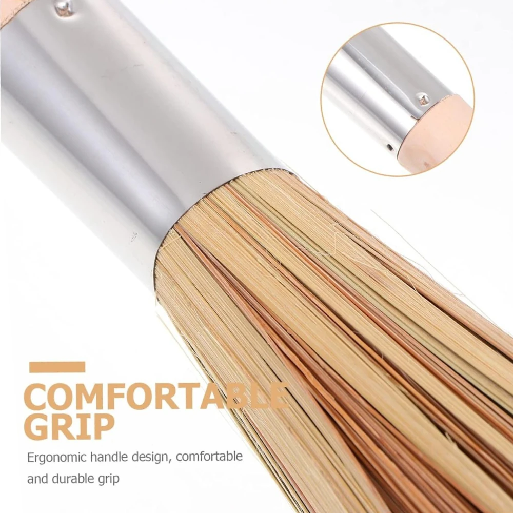 Premium Wooden Chinese Broom with SS Handle — view 8