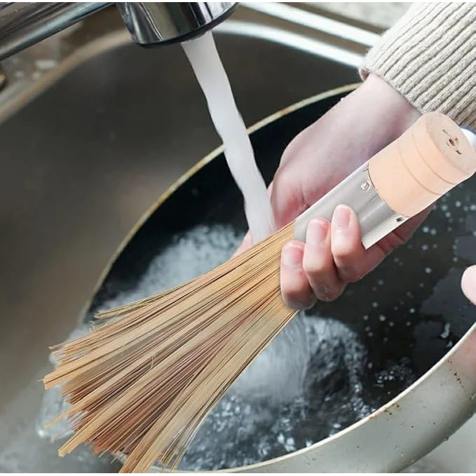 Premium Wooden Chinese Broom with SS Handle — view 10