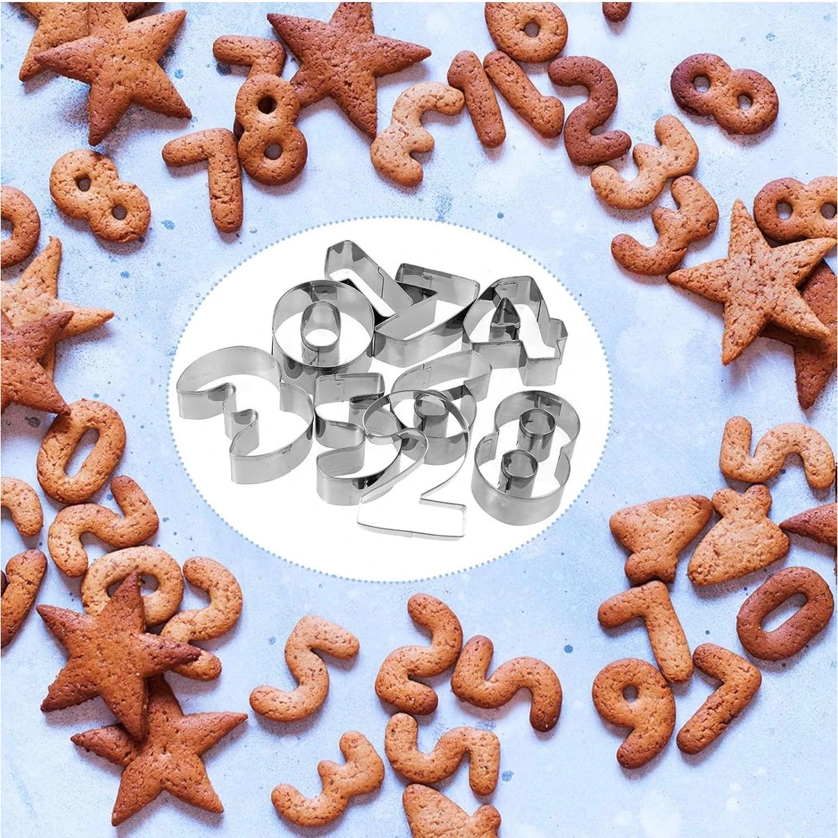 SS Heavy Cookie Cutter 10pp (0-9) — view 4