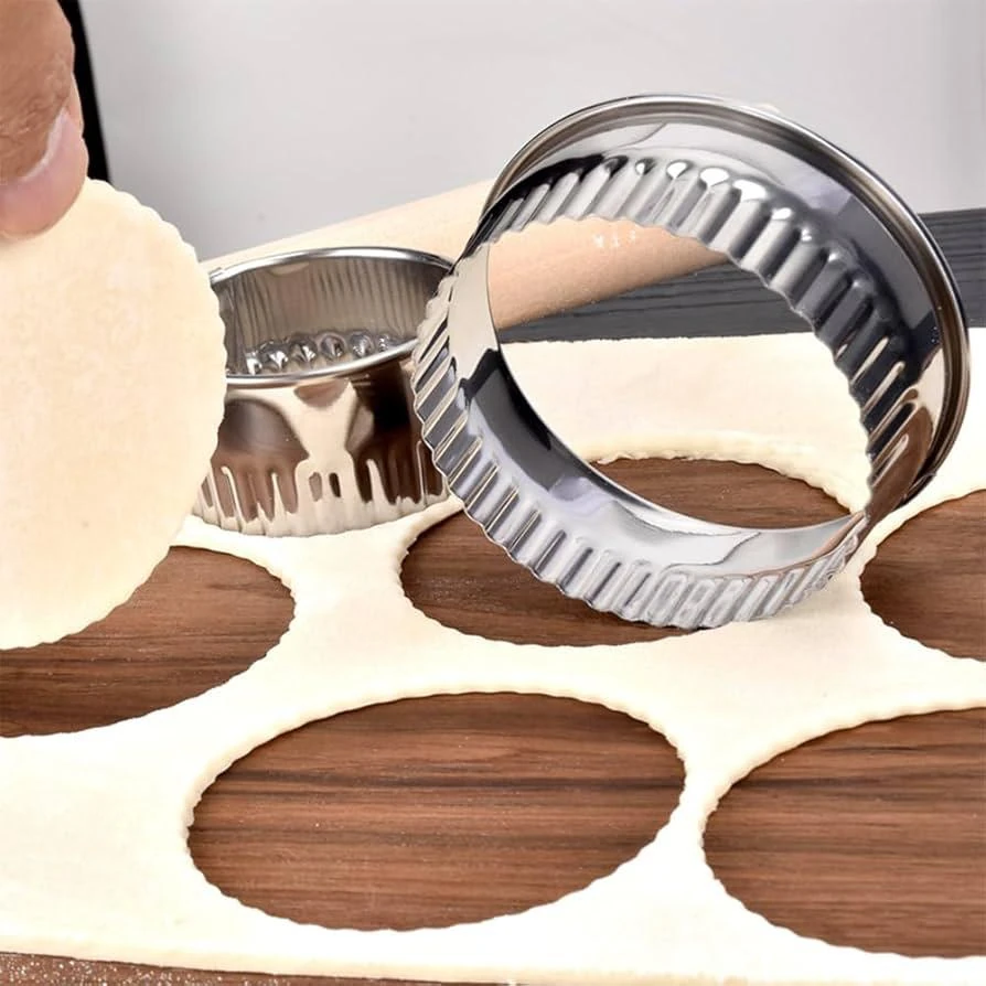 SS Heavy Cookie Cutter Round with Teeth 12pp — view 8