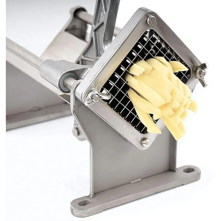 Aluminium Wall Mounted French Fries Cutter with Multiple Blade Attachments — view 4