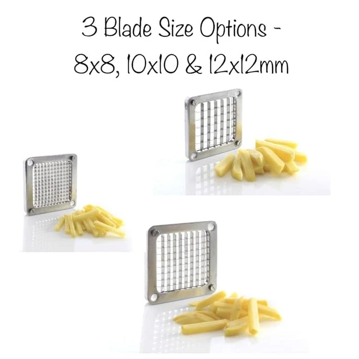 Aluminium Wall Mounted French Fries Cutter with Multiple Blade Attachments — view 6