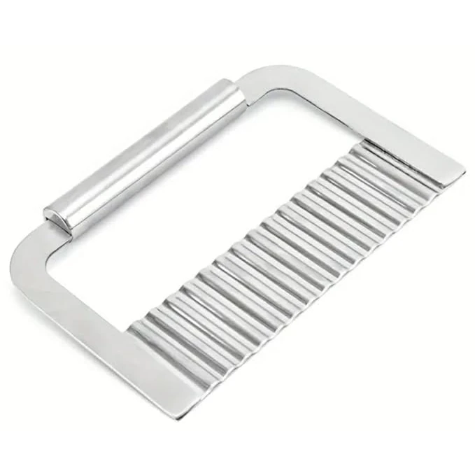 D Shaped Full SS Crinkle Cutter/Waving Knife